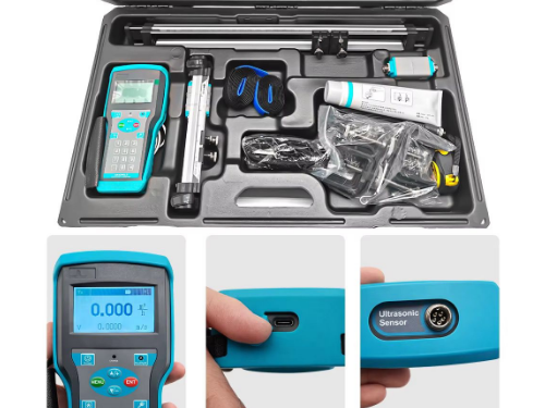 Kit Medidor de Vazão Ultrassônico | Líquidos de Alta Temperatura